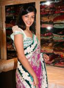 Model Annie in Saree Photos