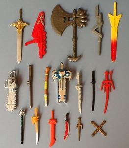action figure weapons and accessories