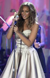 Leona Lewis performs onstage during the Clive Davis Pre-Grammy Party in Beverly Hills