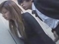 Drunk asian business woman taken advantage of