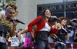 The Pussycat Dolls perform on NBC's Today show in New York